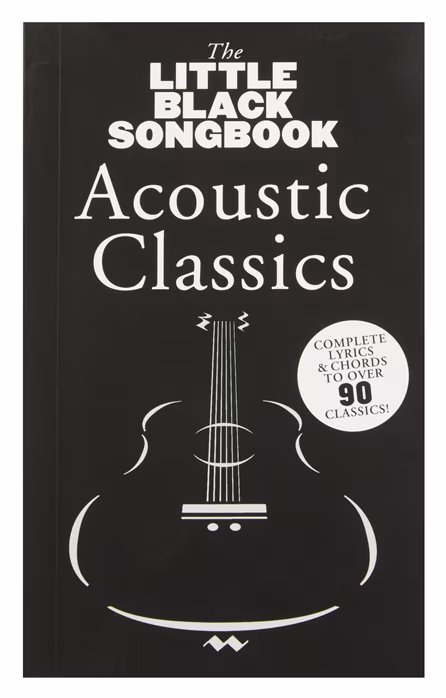 MS The Little Black Songbook: Acoustic Classics - Zpěvník