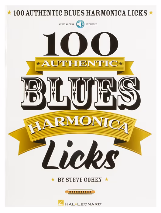 MS 100 Authentic Blues Harmonica Licks - Noty pro foukací harmoniku