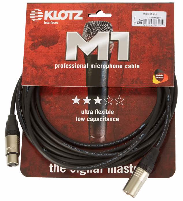 Klotz M1K1FM0500 - Mikrofonní kabel