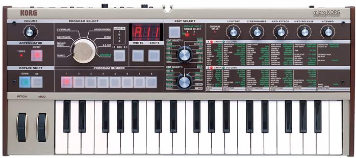 Korg microKORG - Syntezátor, vokodér