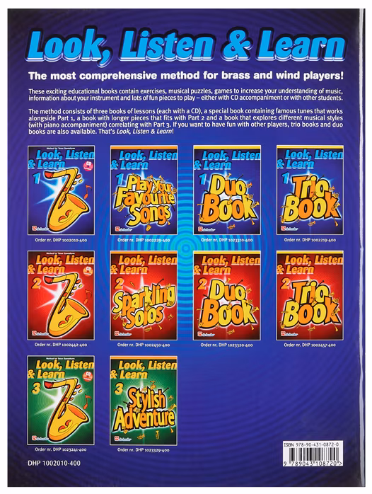 MS Look, Listen & Learn 1 - Tenor Saxophone - Škola hry na saxofon