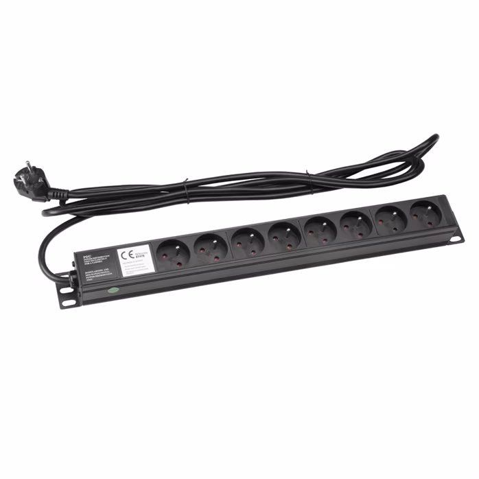 Adam Hall 19" Parts 87478 - Zásuvková lišta
