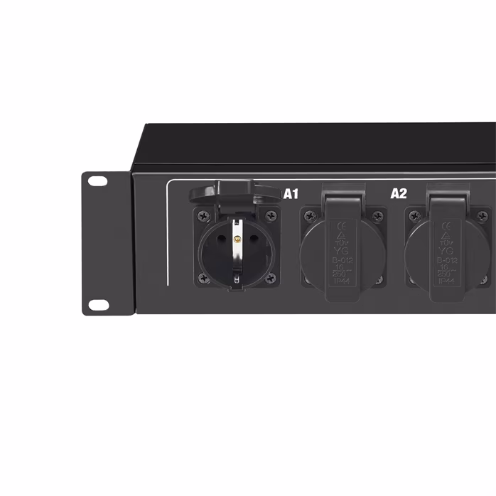 Adam Hall 19" Parts 87472 - Zásuvková lišta