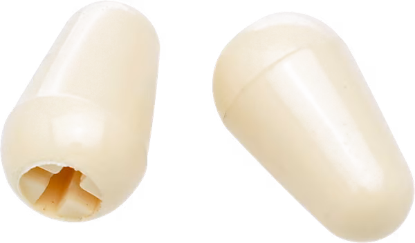 Fender Stratocaster Switch Tips, Aged White - Kytarový hardware