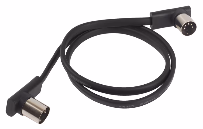 Rockboard Flat MIDI Cable Black 60 cm - MIDI kabel
