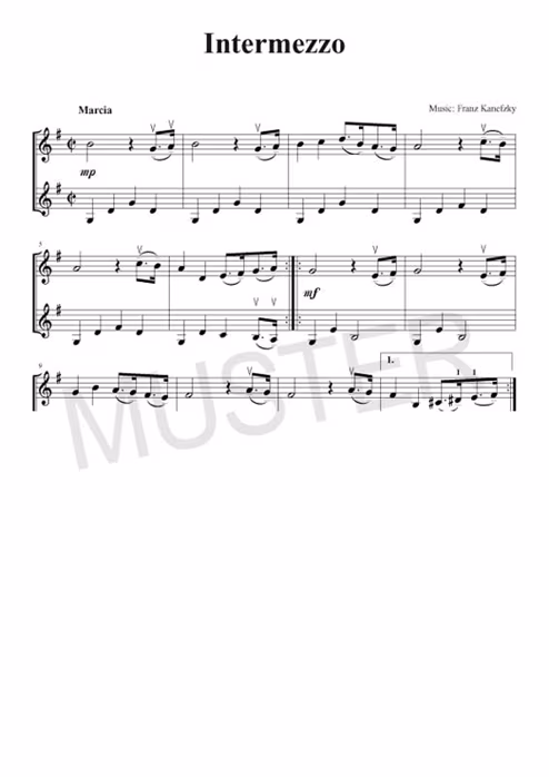 MS 100 Easy duets for 2 violins - Noty na housle