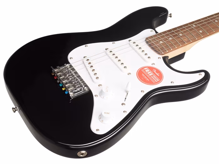 Fender Squier Mini Stratocaster LRL BLK - Dětská elektrická kytara