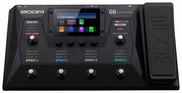 Zoom G6 - Kytarový multiefekt