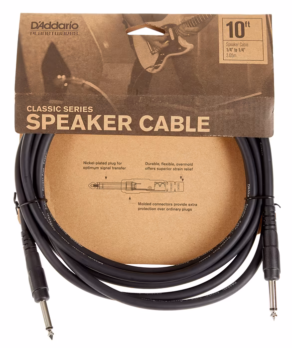 D'Addario PW-CSPK-10 - Reproduktorový kabel