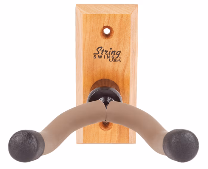 String-Swing Classical Guitar Wall Hanger Cherry - Kytarový věšák