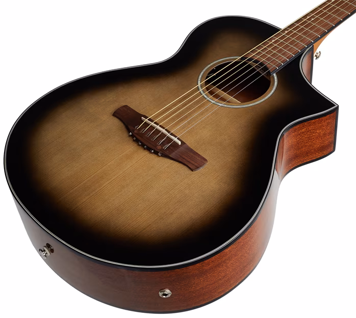 Ibanez AEWC11 Transparent Charcoal Burst (rozbalené) - Elektroakustická kytara
