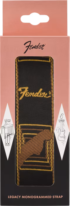 Fender Legacy Vintage Monogram Strap - Kytarový popruh