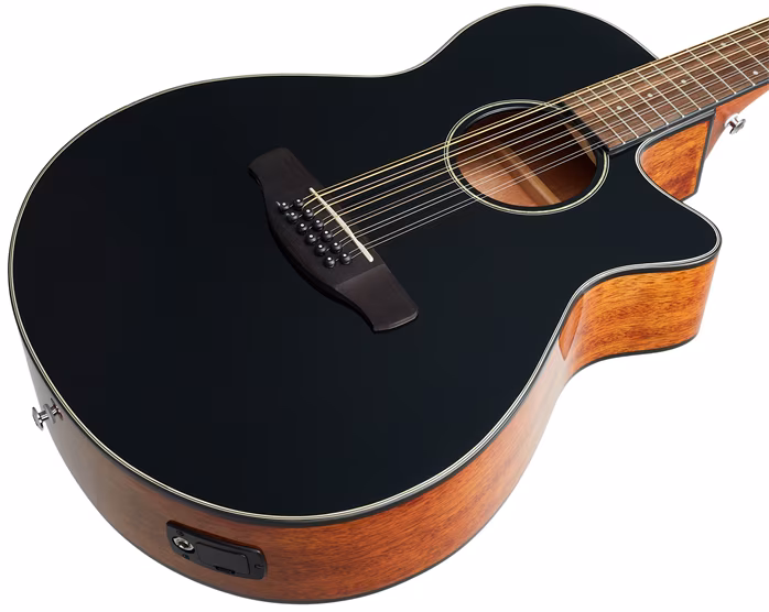Ibanez AEG5012H Black - Dvanáctistrunná elektroakustická kytara