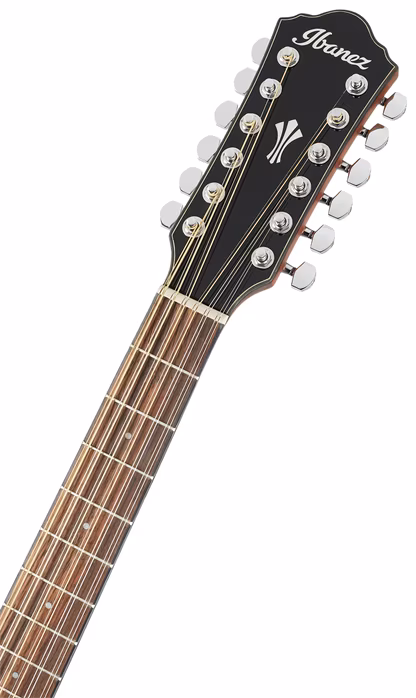 Ibanez AEG5012H Black - Dvanáctistrunná elektroakustická kytara