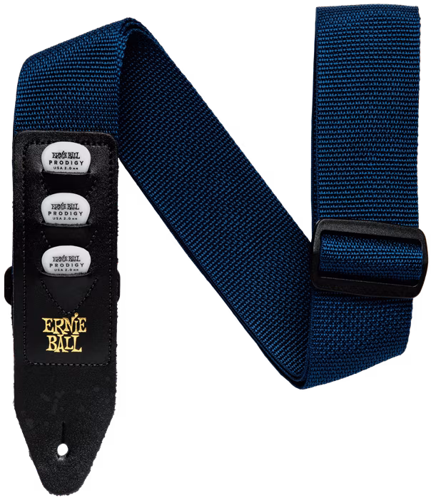 Ernie Ball Pickholder Strap - Navy - Kytarový popruh