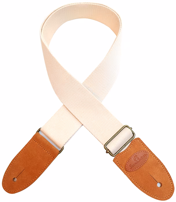 Soundsation Cotton Strap White - Kytarový popruh