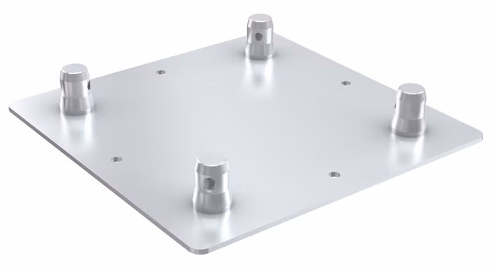 Milos M290B quatro wall plate with half connectors - Stavební konstrukce
