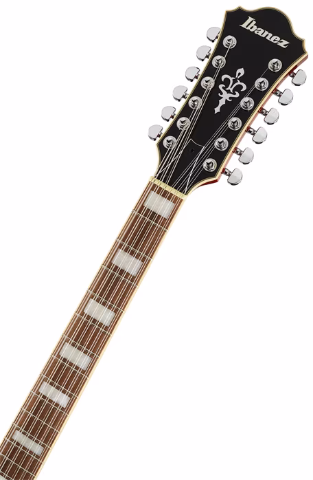 Ibanez AS7312 Transparent Cherry Red - Dvanáctistrunná semiakustická kytara