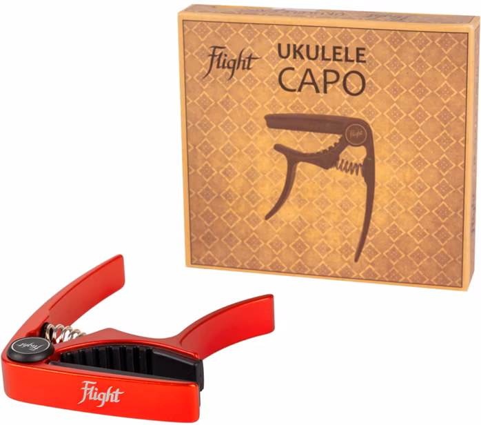 Flight Ukulele Capo Red - Kapodastr