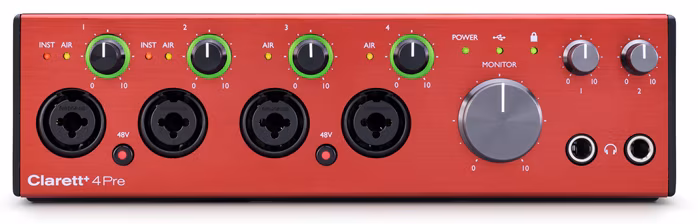 Focusrite Clarett+ 4Pre - USB zvuková karta
