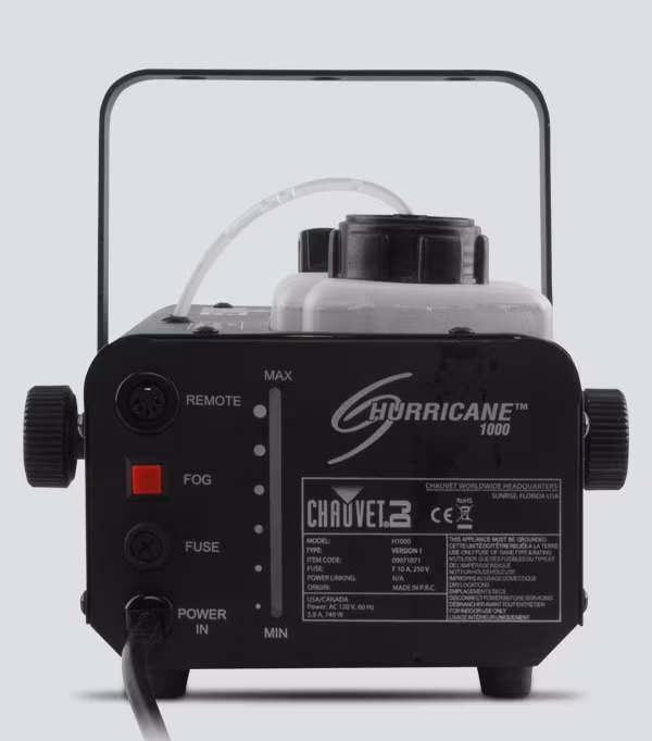 Chauvet Hurricane 1000 - Výrobník mlhy