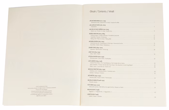 KN Česká klavírní výprava - Noty pro klavír