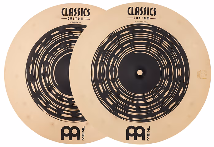 Meinl 14" Classics Custom Dual Hihat - Činely hi-hat