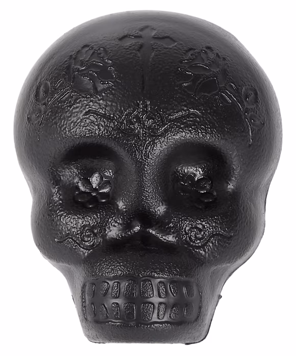 Latin Percussion Sugar Skull Shaker Black - Shaker