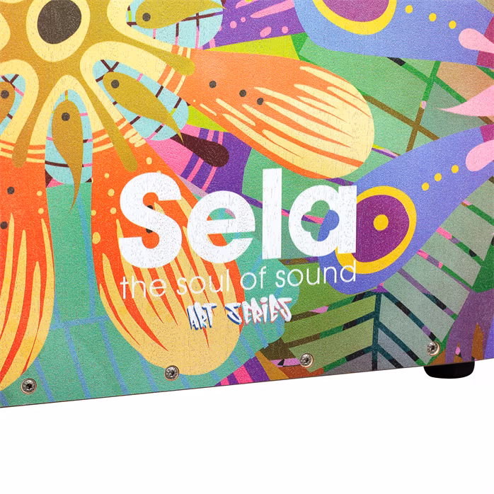 Sela Flower Power Art Series - Cajon