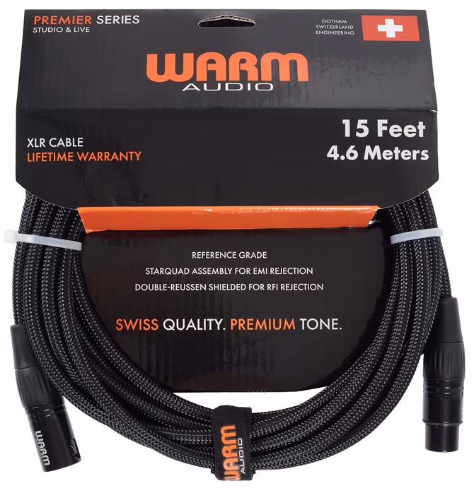 Warm Audio Prem-XLR-15' - Mikrofonní kabel