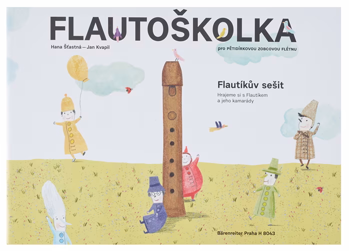 KN Flautoškolka - Flautíkův sešit pro děti - Škola hry na zobcovou flétnu