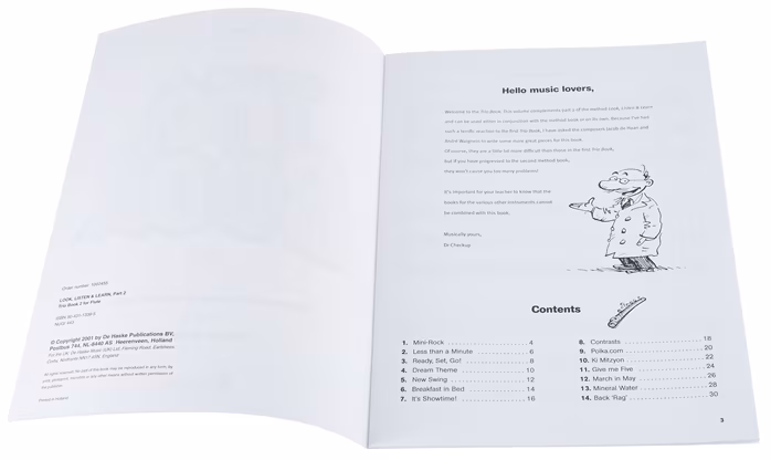 MS Look, Listen & Learn 2 - Trio Book - flute - Škola hry na příčnou flétnu