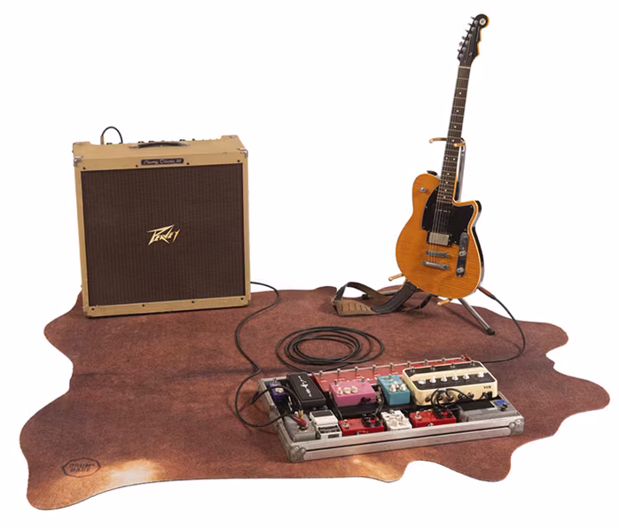 DRUMnBASE Vegan Cow Betsy - Red/Brown - Koberec