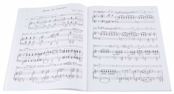 MS Concert and Contest Collection - Piano Accompaniment - Noty na trombon