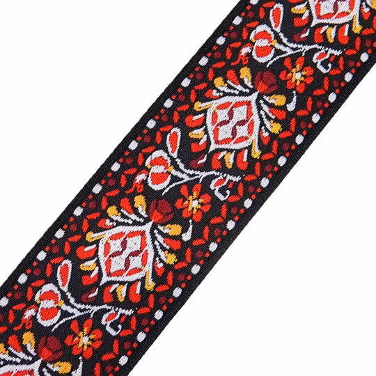 Richter Retro Darkred - Kytarový popruh