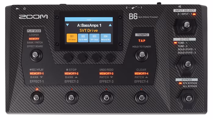 Zoom B6 - Baskytarový multiefekt