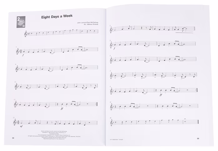 MS Look, Listen & Learn - Play The Beatles - Škola hry na trubku