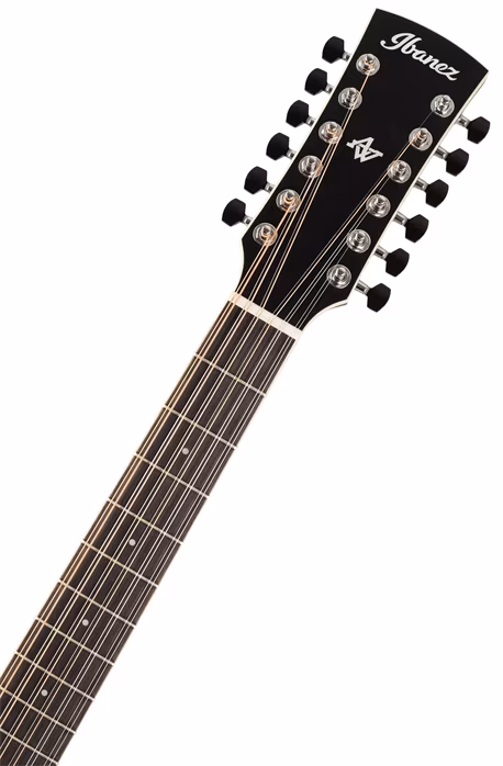Ibanez AW8412CE Weathered Black - Dvanáctistrunná elektroakustická kytara