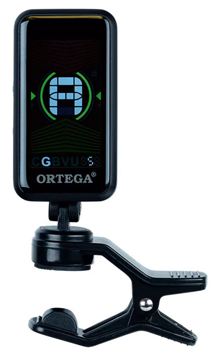 Ortega Chromatic Clip Tuner Easy Tune Black - Klipová ladička