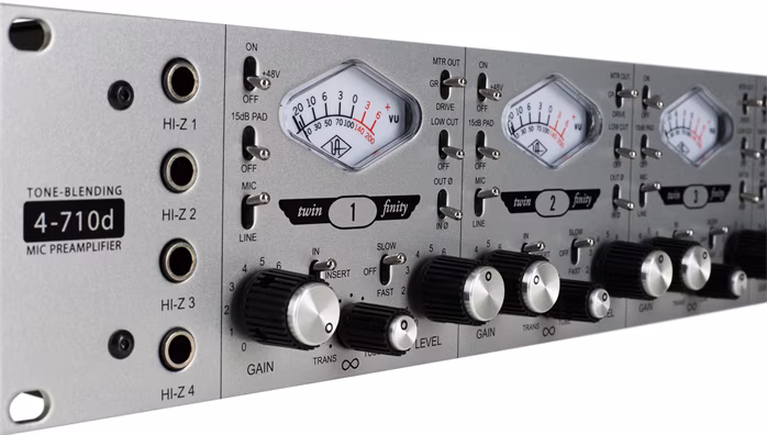 Universal Audio 4-710d - Mikrofonní předzesilovač