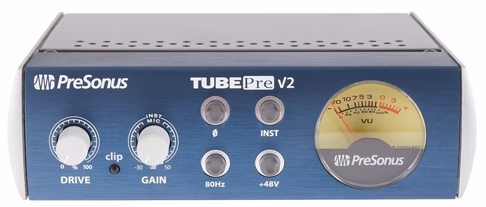 PreSonus TubePre v2 - Mikrofonní předzesilovač