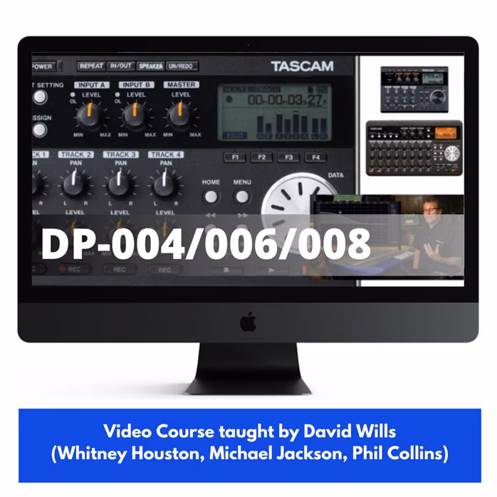 KINGSLEY INC. Tascam dp 004 006 008 - Video tutoriál