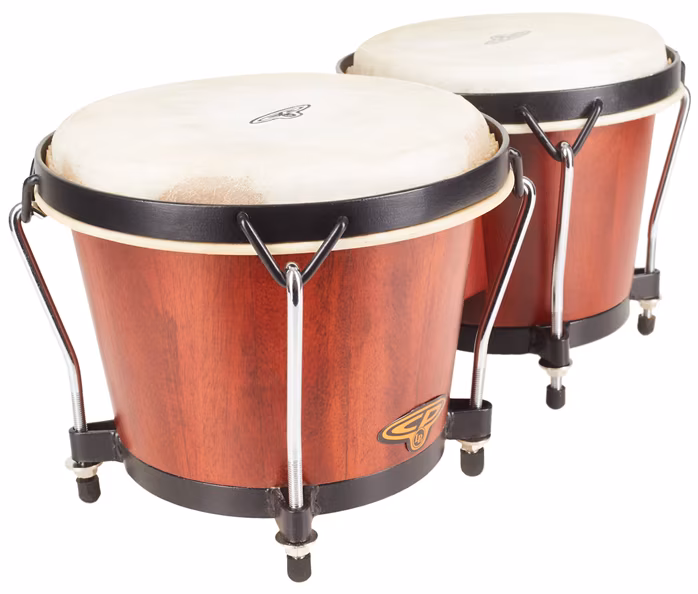 Latin Percussion Traditional Dark Wood Bongos - Bonga