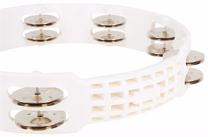 Latin Percussion Aspire Tambourine White - Tamburína