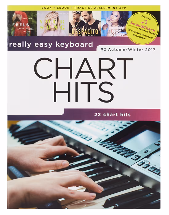 MS Really Easy Keyboard: Chart Hits, Autumn/Winter 2017 - Noty na keyboard