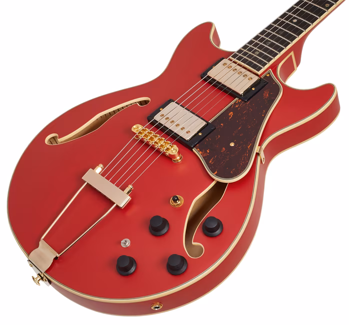 Ibanez AMH90 Cherry Red - Semiakustická kytara