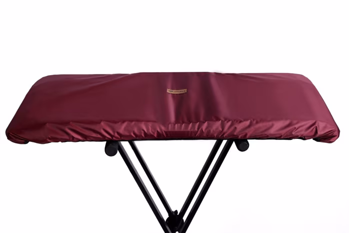 Veles-X Keyboard Cover 76-88 Keys BURGUNDY (rozbalené) - Protiprachový obal