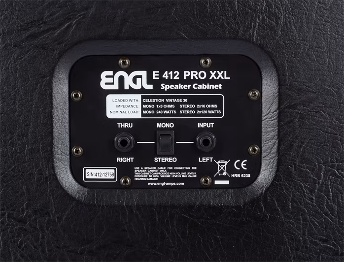 Engl 4x12 XXL PRO Straight E412XXLB - Kytarový reprobox