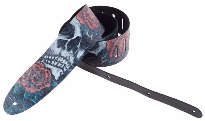 Perri's Leathers 11039 Leather Printed Strap - Kytarový popruh