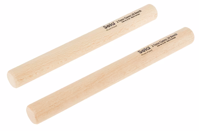 Sela 2-Tone Claves 20 Beech - Claves